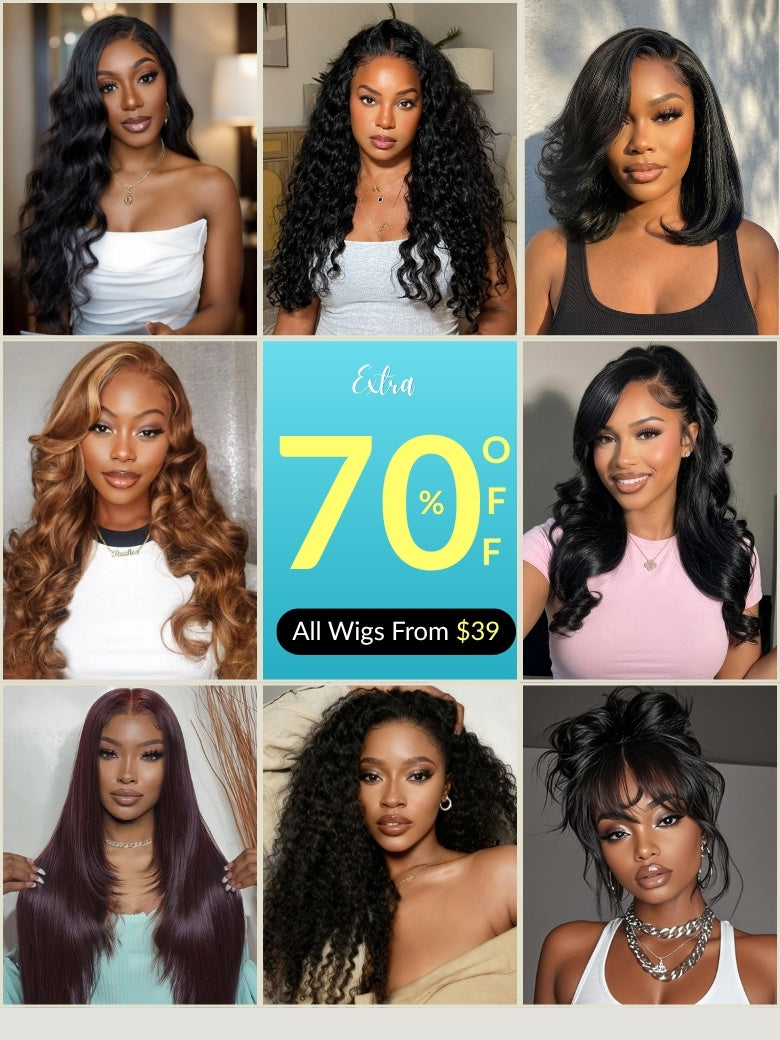 Low To $39 | Sunber 7x5/13x4 Lace Human Hair Wig Extra 70% Off
