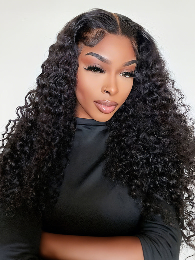 Sunber 360 Lace 180% Density High-Quality Wet and Wavy Pre Cut Full Lace Water Wave Human Hair Wigs Flash Sale