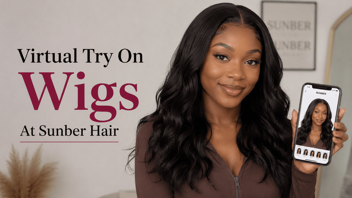 Virtual Try On Wigs At Sunber Hair For Free