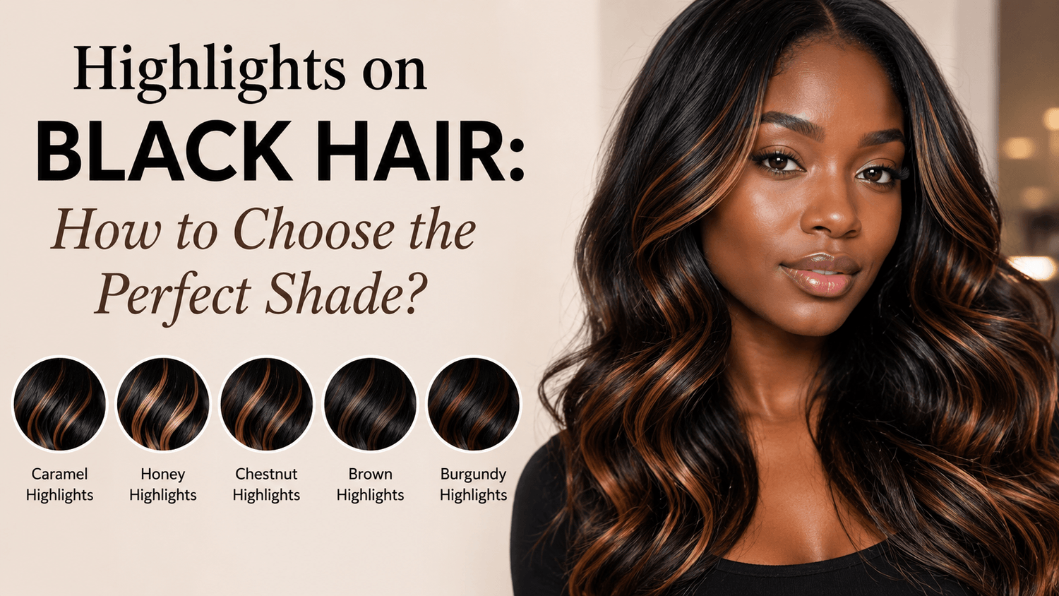 Highlights on Black Hair: How to Choose the Perfect Shade?