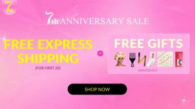 SunberHair 8 Anniversary-Unmissable Deals on Fashion & Beauty