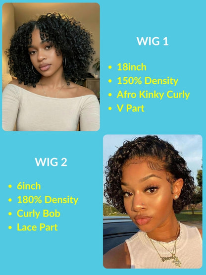 2Wigs=$79 | Sunber Buy One Get One Free Wig Summer Flash Sale