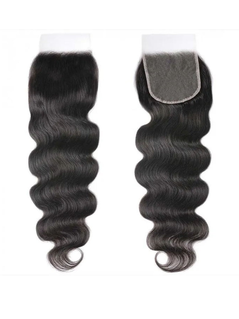 Sunber 1 Pc 5x5 HD Lace Closure Body Wave Hair Deep Parting Transparent Lace Closure Invisible Knots Human Hair Closure