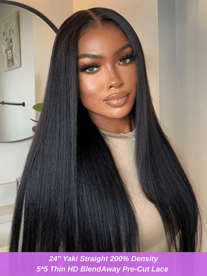 Low to $39 | Put On &amp; Go/ 7*5 Bye Bye Knots/ 13*4 Pre Everything 100% Human Hair Wigs Limited Stocks Vip Member Offer Flash Sale