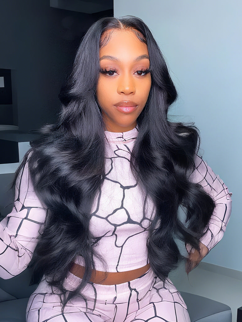 Sunber Malaysian Body Wave 3 Bundles Weaves with 4x4 Lace Closure Affordable Remy Human Hair Flash Sale