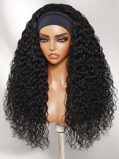 Sunber Headband Half Wig Beginner Friendly 2-IN-1 Switch™ Water Wave Glueless Wig With Flash Sale