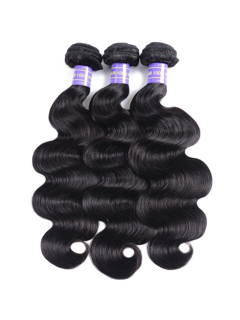 Sunber Hair Brazilian Body Wave Hair 3Bundles, 100% Virgin Human Hair Weave Flash Sale