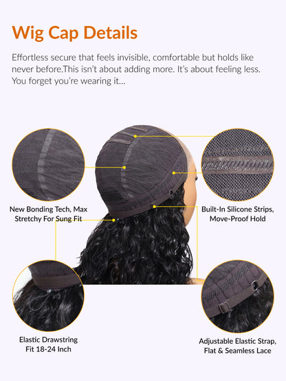 Sunber Ash Blonde Glow 13x4 Pre Everything Lace Frontal Body Wave Wig With Invisi Drawstring