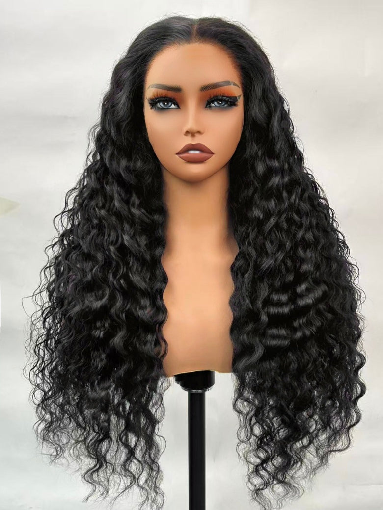 Sunber 13x4 Pre Everything Water Wave With Deep Ends With Invisi Drawstring