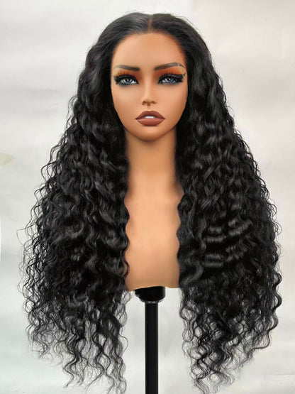 Sunber 13x4 Pre Everything Water Wave With Deep Ends With Invisi Drawstring