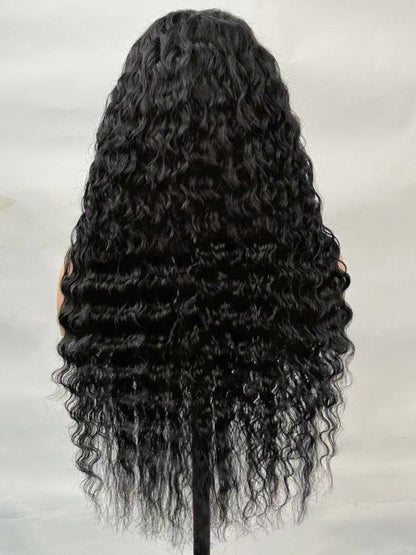 Sunber 13x4 Pre Everything Water Wave With Deep Ends With Invisi Drawstring