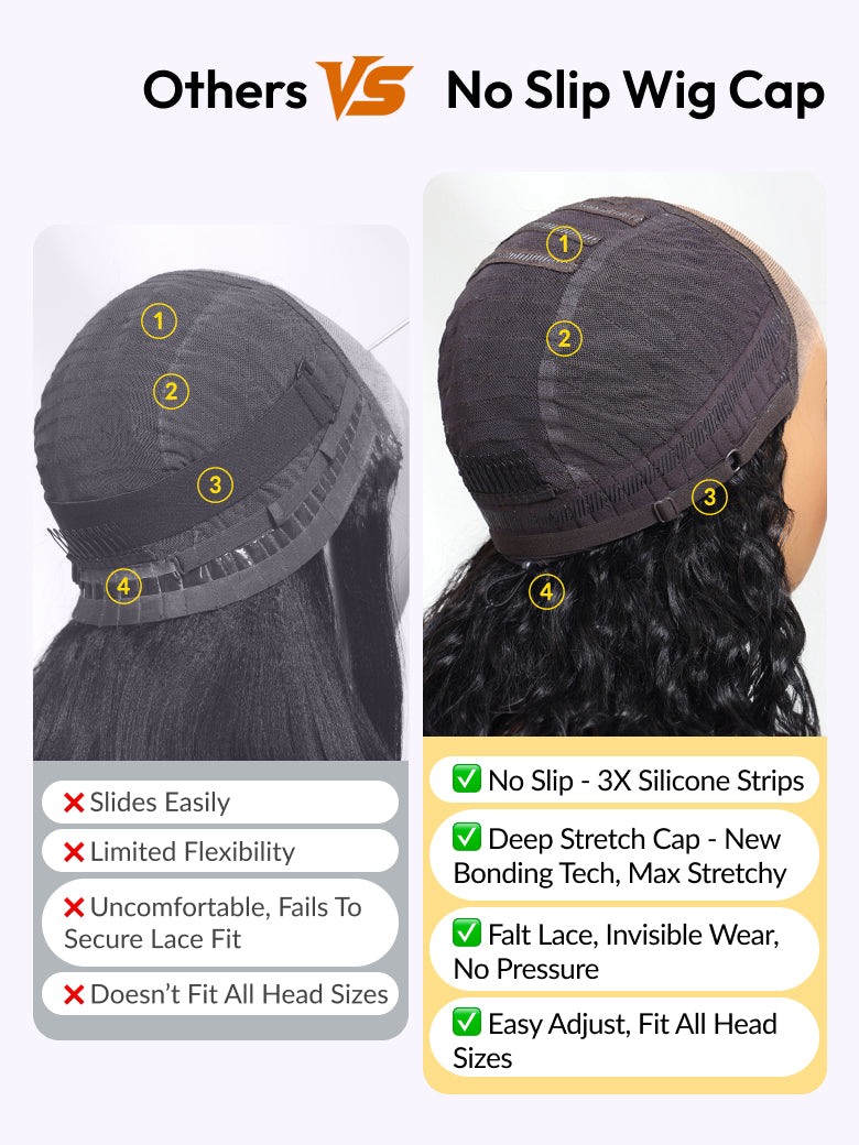 $100 Off| SunberPut On and Go Ombre Chestnut Brown 7x5 Bye-Bye Knots Yaki Straight Short Bob Wig with Invisi Drawstring