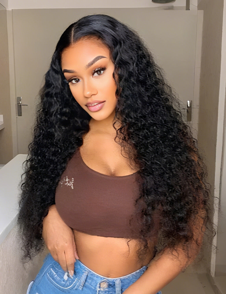 Sunber 360 Lace 180% Density High-Quality Wet and Wavy Pre Cut Full Lace Water Wave Human Hair Wigs Flash Sale