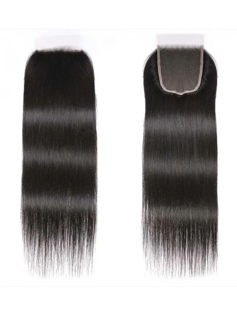 Sunber 1 Pc 5x5 HD Lace Closure Straight Hair Deep Parting Transparent Lace Closure Invisible Knots Human Hair Closure