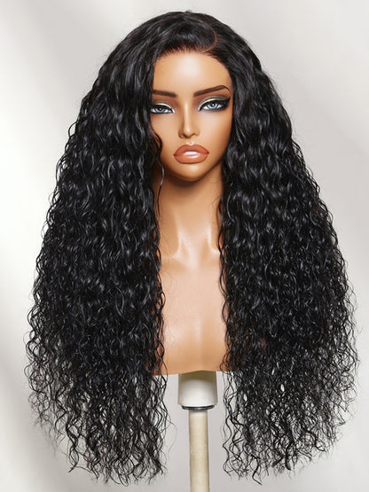 Sunber 13x4 Lace Kinky Water Wave No Slip Wig Full Volume Natural Texture