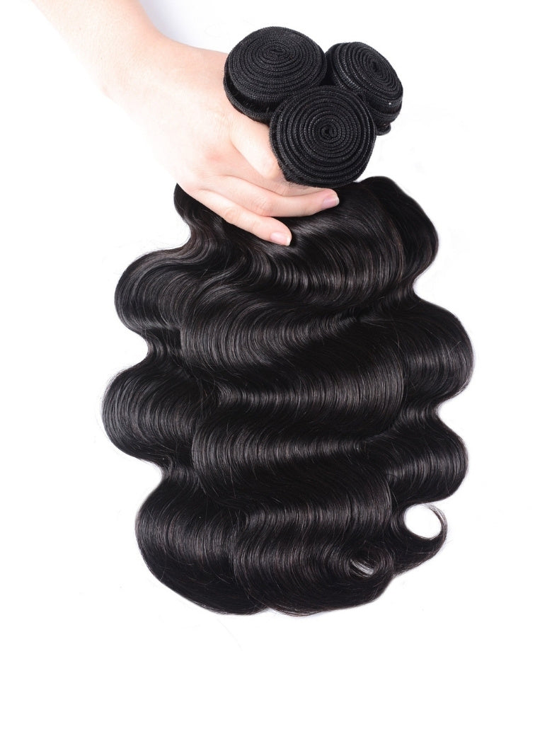 Sunber Hair Brazilian Body Wave Hair 3Bundles, 100% Virgin Human Hair Weave Flash Sale