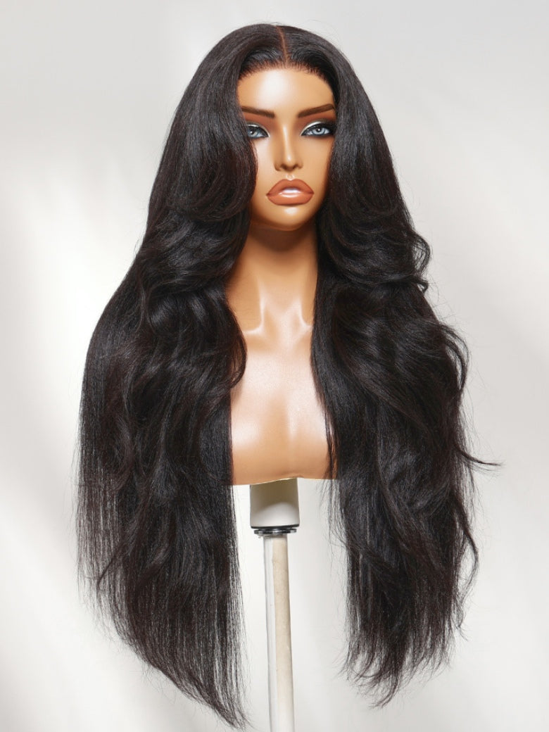 Sunber Layered Yaki Straight 7x5 Pre Cut Lace With Invisi Drawstring