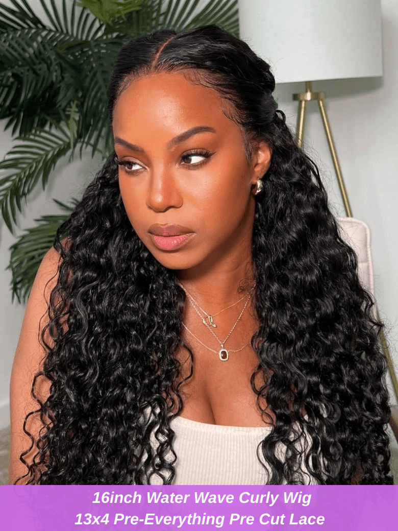 [UP TO 75% OFF] 13x4 Pre-Everything Pre-Cut Lace Wigs With Invisible Lace Glueless Human Hair Wigs VIP Member Flash Sale