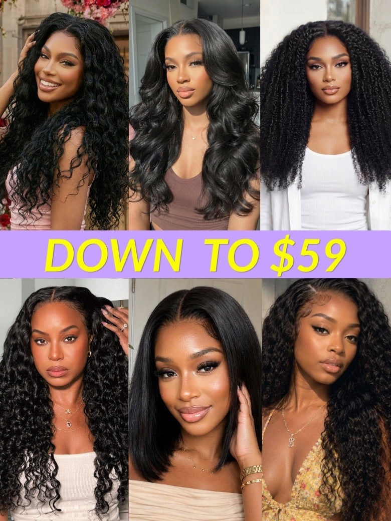 24inch=$99 Sunber 7x5/13x4 Lace Wigs Flash Sale Limited Stock For Vip Member