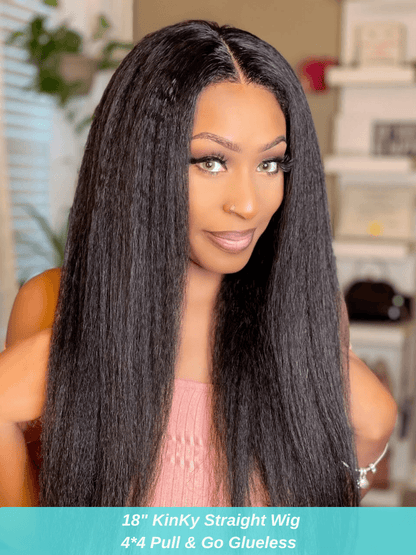 $59 Get 200% Density丨Put On &amp; Go/ 7*5 Bye-Bye Knots/ 13*4 Pre-Everything Human Hair Wig Limited Stock Vip Member Flash Sale