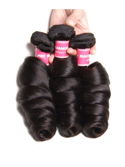 Sunber Hair Brazilian Loose Wave 3 Bundles On Sale, 7A Grade Virgin Hair