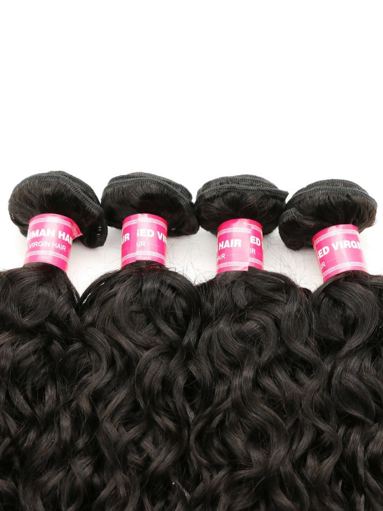 Sunber Hair 1 Bundle Virgin Water Wave 100% Virgin Human Hair Weaves