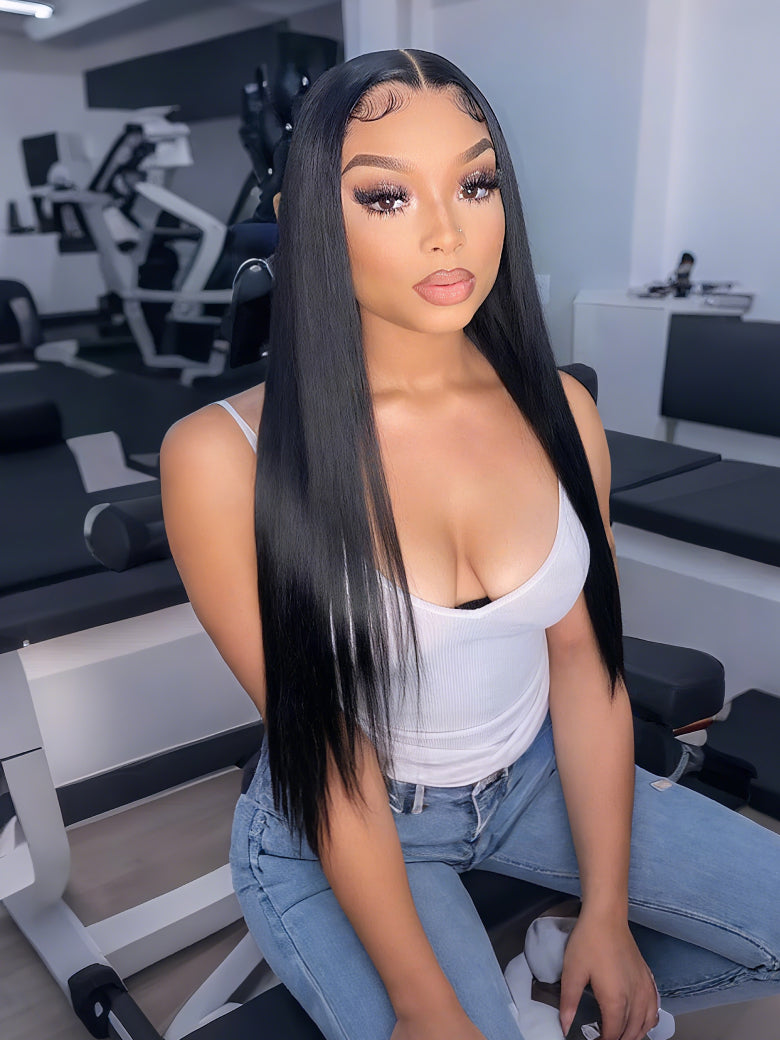 Sunber Hair New Remy Human Hair Malaysian Straight Hair 4 Bundles 100% Human Hair Weaves