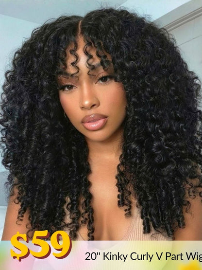Low To $59 Sunber 150%-220% Density V Part/7x5 Pre Cut Lace Human Hair Glueless Wigs Flash Sale
