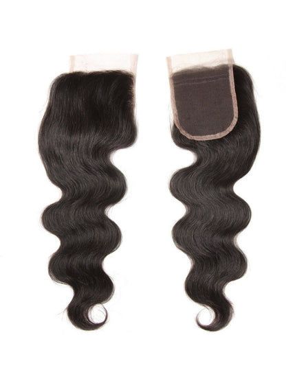 Sunber Malaysian Body Wave 3 Bundles Weaves with 4x4 Lace Closure Affordable Remy Human Hair Flash Sale