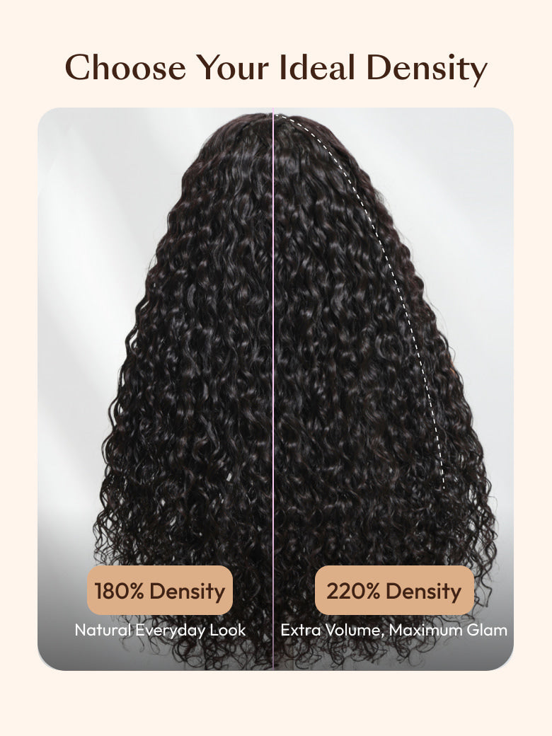 Sunber Headband Half Wig Beginner Friendly 2-IN-1 Switch™ Water Wave Glueless Wig With Flash Sale