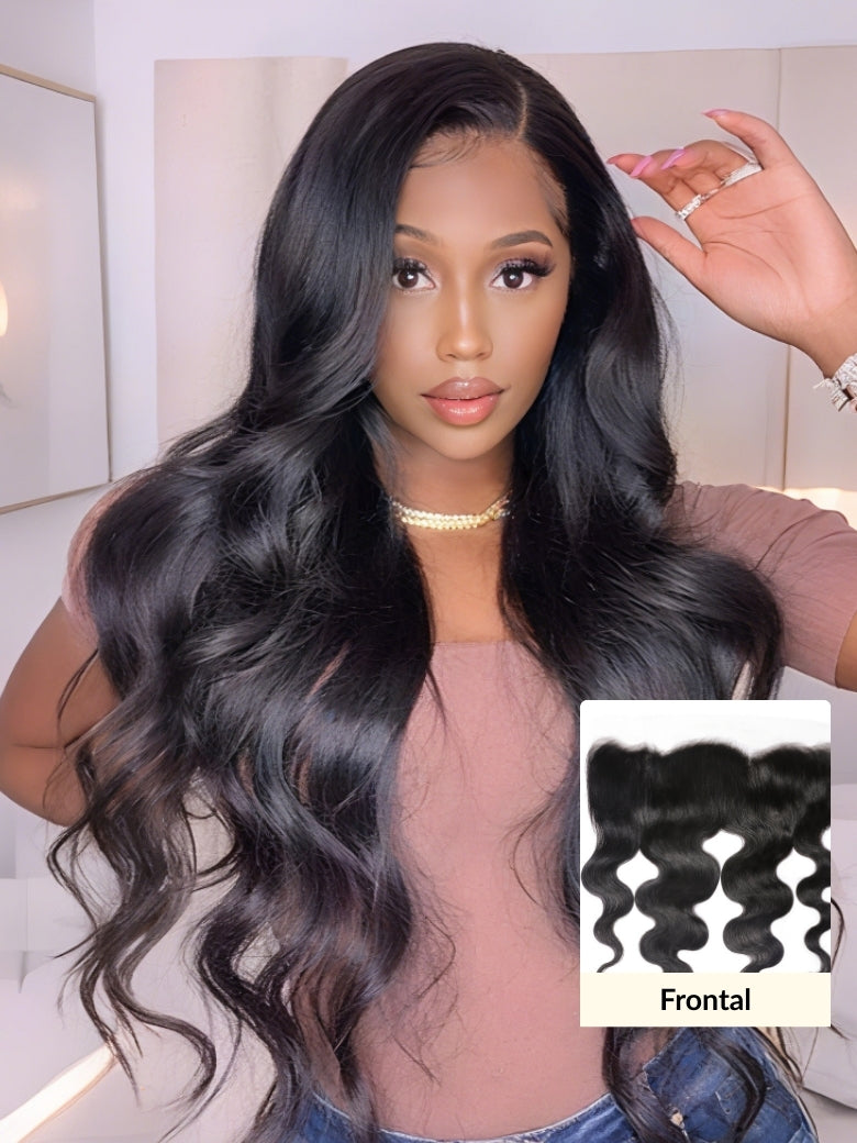 Flash Sale Sunber Hair 1pc Body Wave 13*4 Ear to Ear Lace Frontal