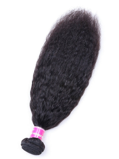 Sunber Hair 1 Bundle Kinky Straight Human Hair Weaves  On Sale  100% Human  Hair