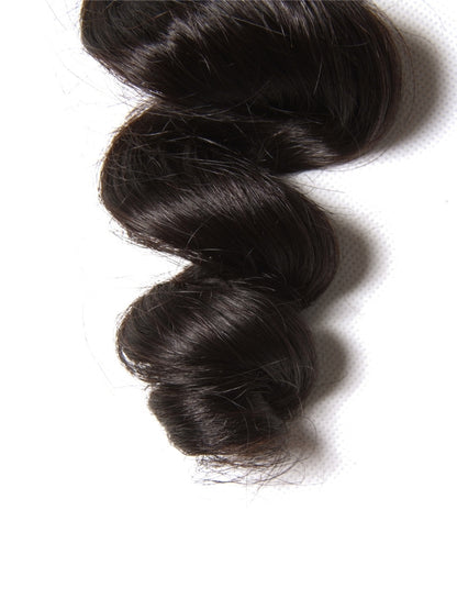 Sunber Hair Virgin Brazilian Loose Wave Hair 4 Bundles - 100% Unprocessed Human Bundle Deals