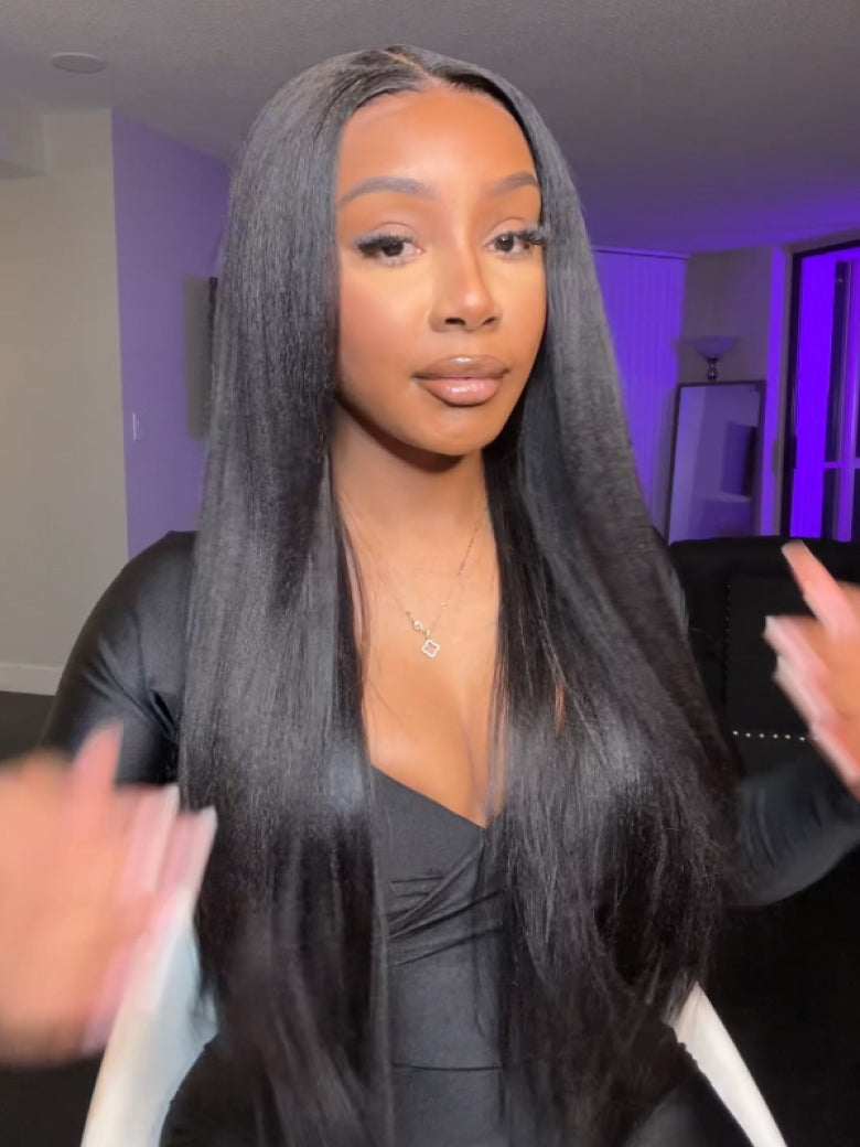 Sunber Hair 3 Bundles Straight Hair With 4*4 Transparent Lace Closure Flash Sale