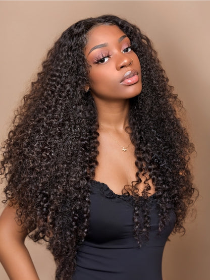 Sunber Hair Malaysian Curly 4 Bundles with 1pcs Lace Closure-100% Human Hair Weave Flash Sale