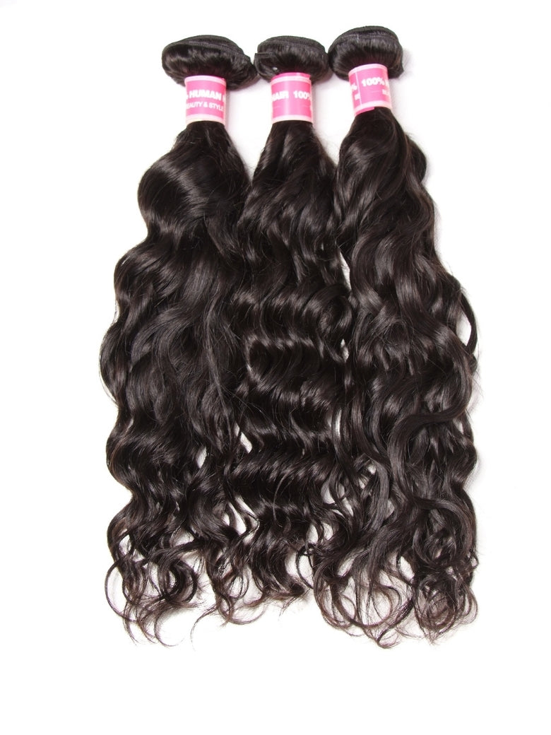 Sunber Brazilian Natural Wave Three Bundles Hair Weave Natural Color Human Hair