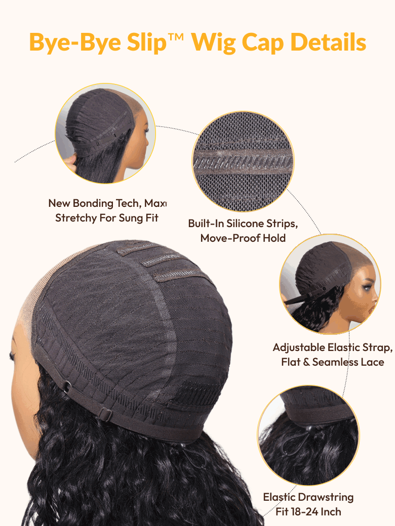 Sunber 7x5 Bye Bye Knots Chocolate Auburn Brown Loose Wave With Elastic Drawstring