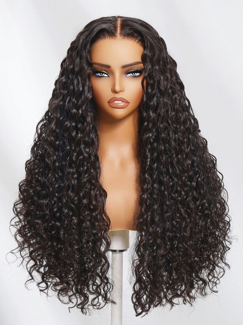 Extra 70% OFF | Sunber Water Wave 7x5 Glueless Pre Cut Lace Grab And Go Human Hair Wig