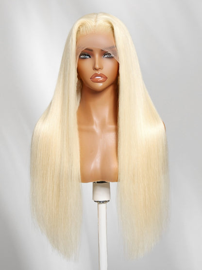 Sunber Full Lace 180% Density Silky Straight 613 Blonde Human Hair Wig Flash Sale