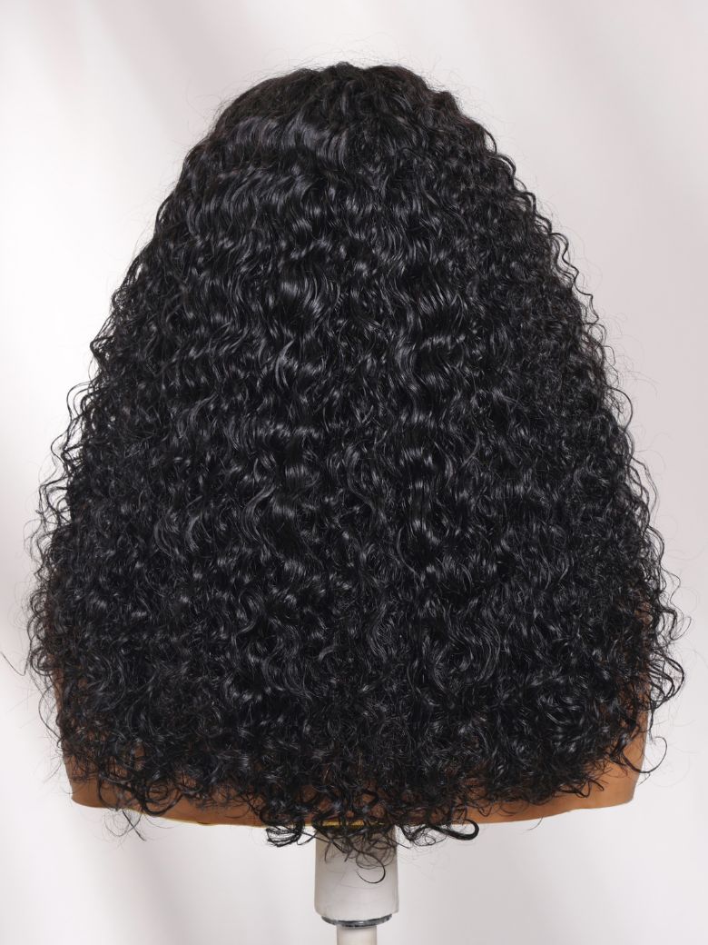 Sunber 7x5 Pre Cut Soft Kinky Curly Full Volume Fluffy Curls Lace Wig With Invisi Drawstring Sunber