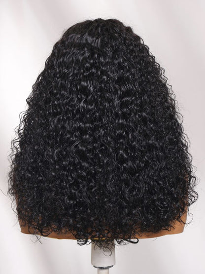 Sunber 7x5 Pre Cut Soft Kinky Curly Full Volume Fluffy Curls Lace Wig With Invisi Drawstring Sunber
