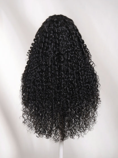 Sunber 13x4 Pre Everything Side Part Springy curls With a Natural Coily Lace Frontal Wig With Invisi Drawstring