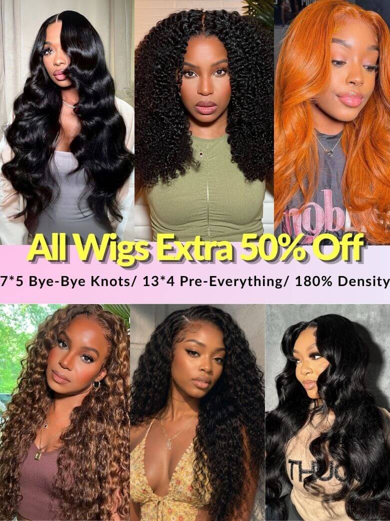 Under $99 | All Kinds Of Bye Bye Knots Wig Glueless Wigs Flash Sale Limited Stock Extra 50% OFF