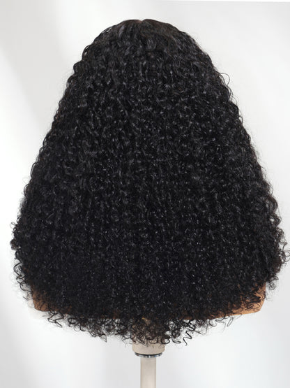 Sunber 7x5 /13x4 Pre Everything Pre-Styled Finger Coils Bye Bye Knots Glueless Water Curly Lace Wig With Invisi Drawstring