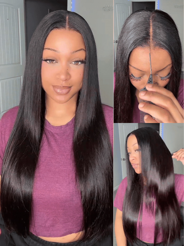 $59 Get 200% Density丨Put On &amp; Go/ 7*5 Bye-Bye Knots/ 13*4 Pre-Everything Human Hair Wig Limited Stock Vip Member Flash Sale