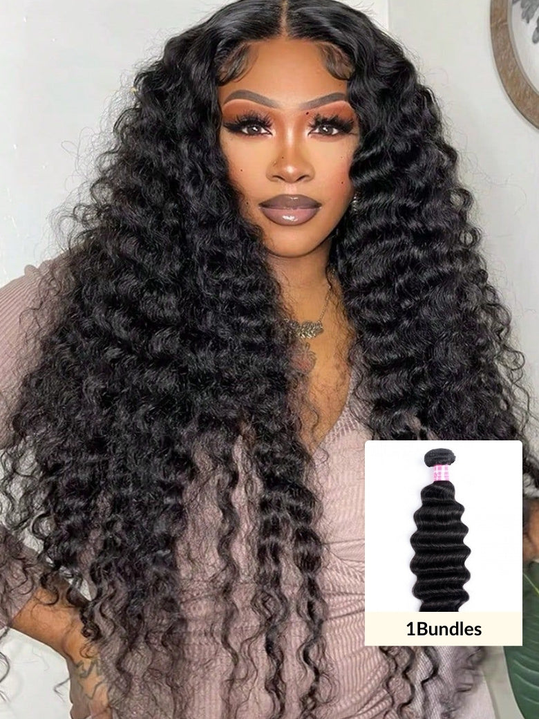 Sunber Hair 1 Bundle 100% Human Virgin Hair Loose Deep Wave